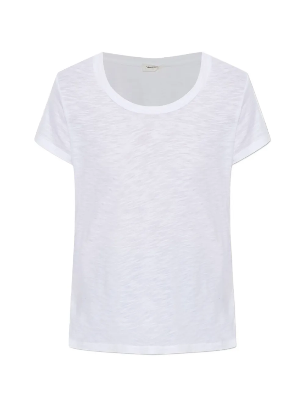 American Vintage crew-neck slub-texture T-shirt - Weiß