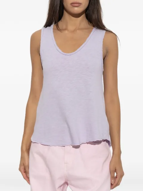 American Vintage Sonoma raw-edge vest top