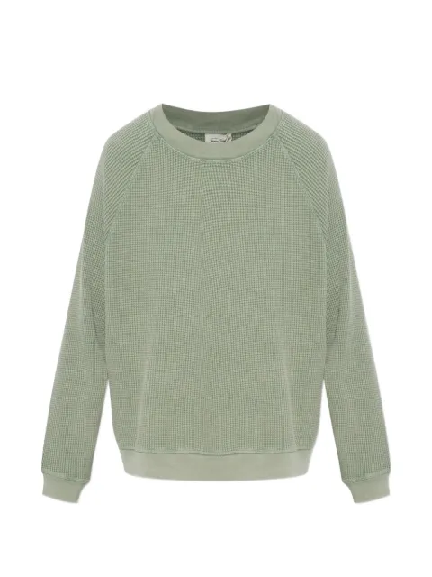 American Vintage waffle-knit raglan-sleeve jumper