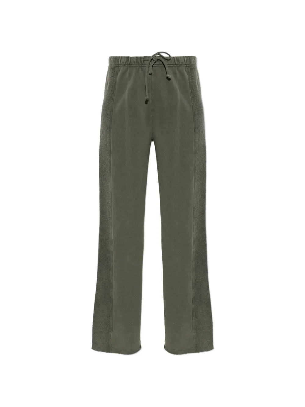 American Vintage Bepow raw-edge track pants - Verde