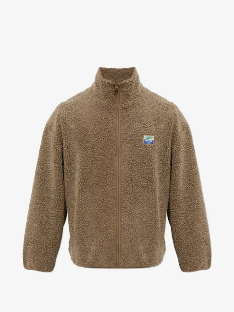 American Vintage sweatshirt i fleece med lynlås