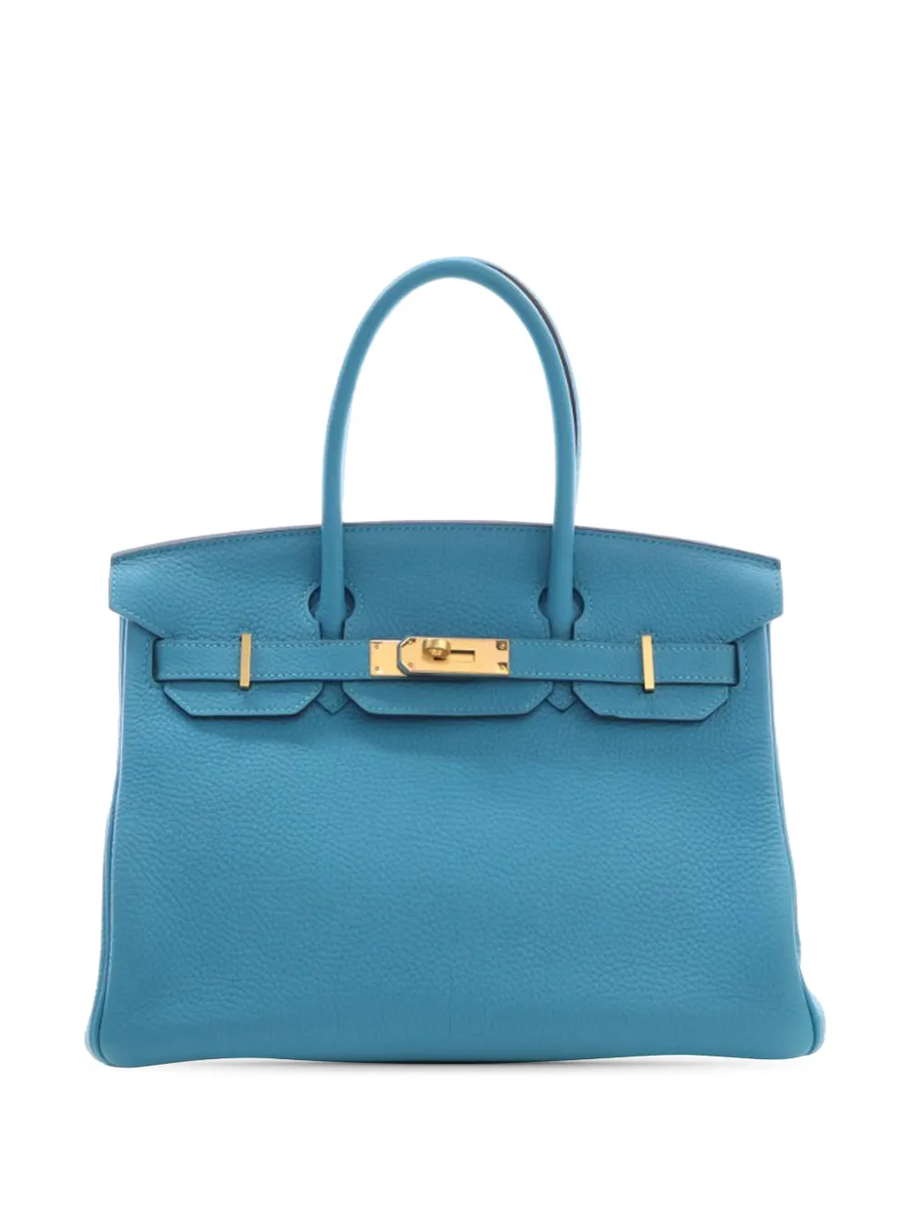 Hermès Pre-Owned 2014 Togo Birkin Retourne 30 handbag - Blau