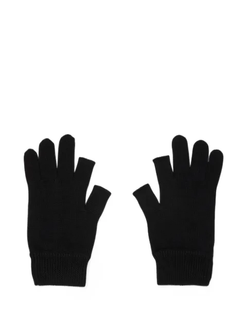 Rick Owens cut-out knit gloves