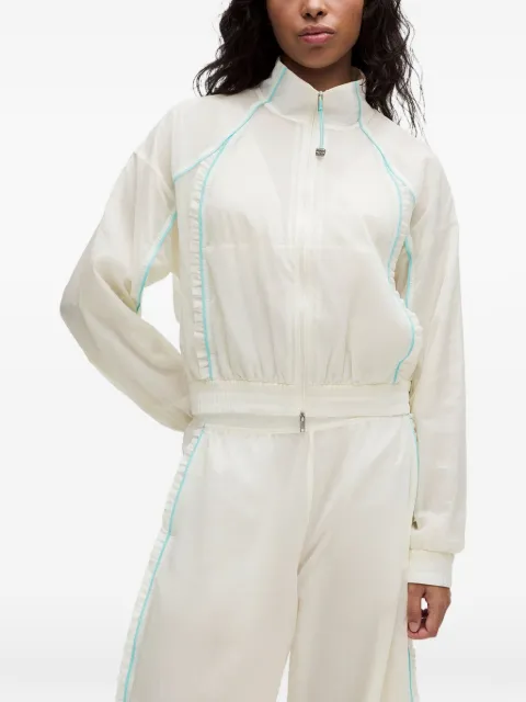 GANNI ruffle-trimmed performance jacket