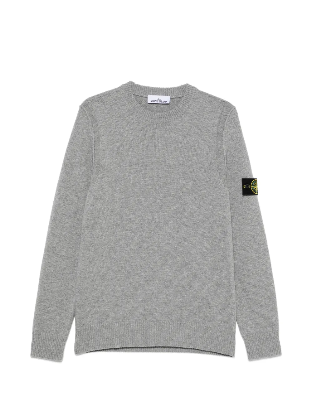 Stone Island ribbed-knit sweater - Grau
