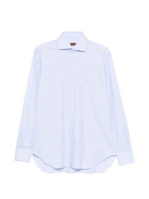Barba spread-collar long-sleeve shirt