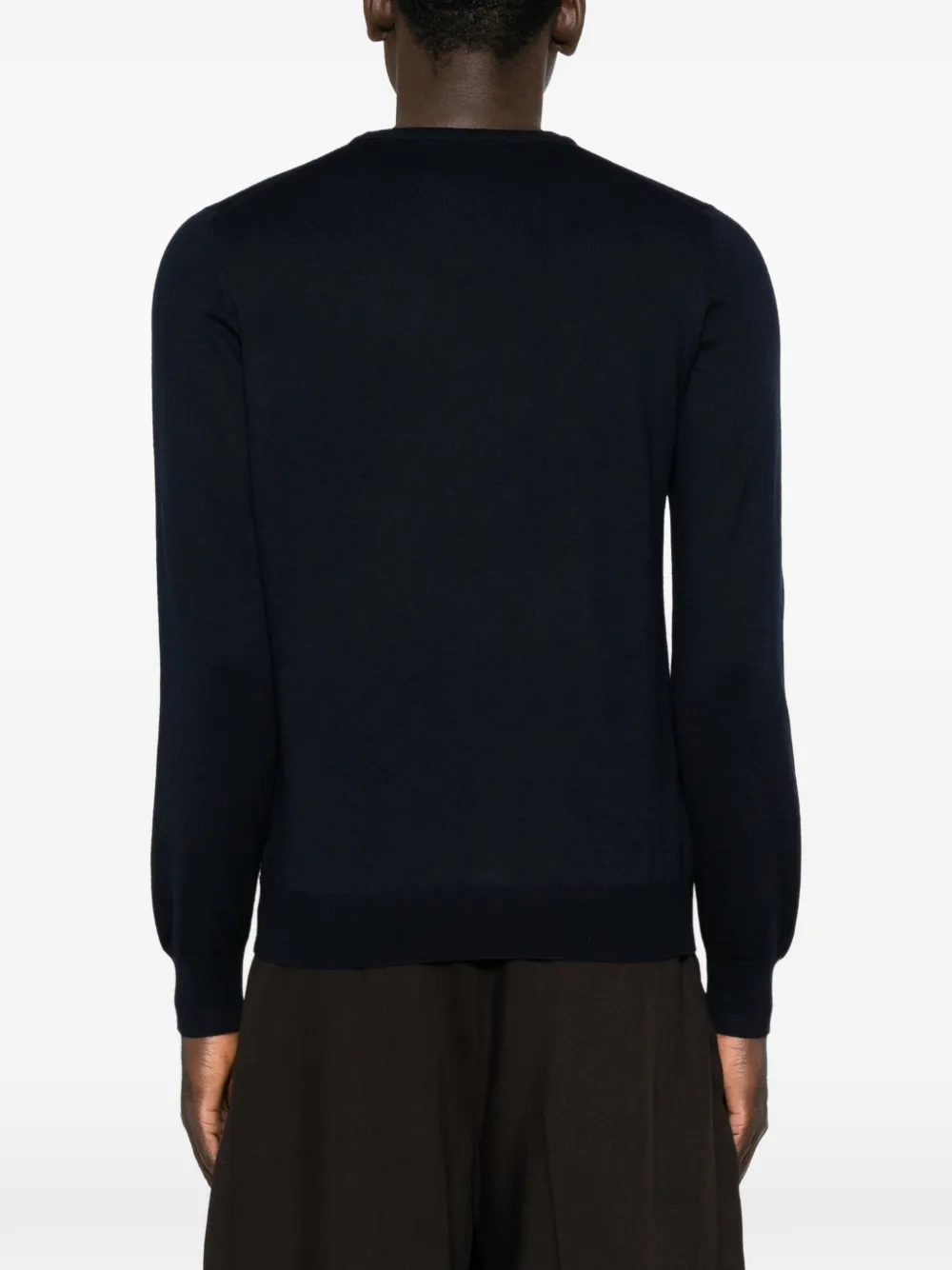 Tagliatore Trui met hoge hals Blauw