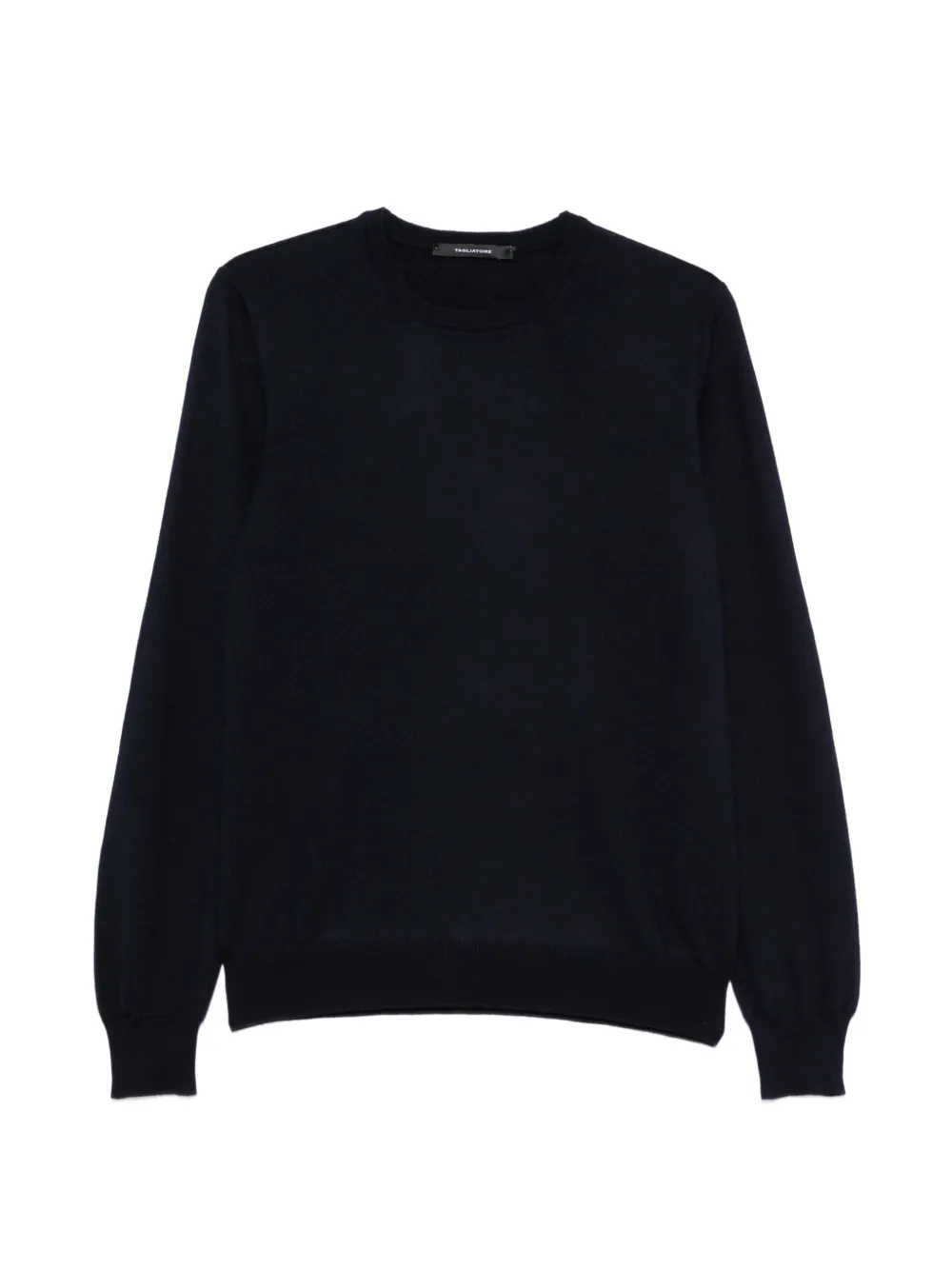 Tagliatore crew-neck long-sleeve sweater - Blau