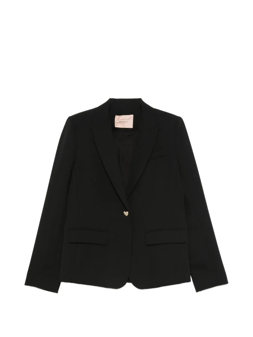 TWINSET heart-button blazer - Schwarz