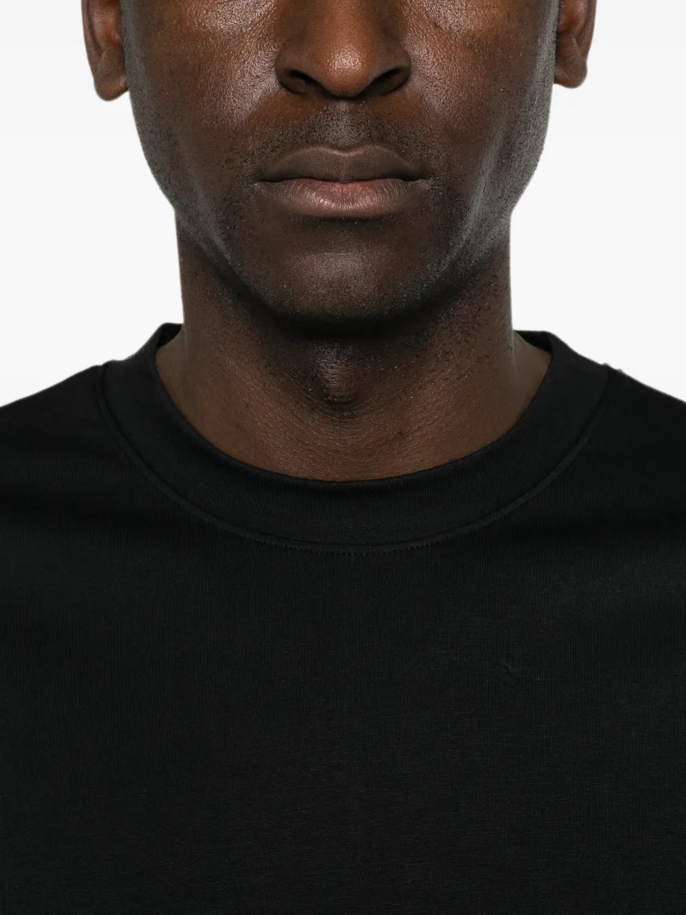 Paolo Pecora T-shirt met ronde hals Zwart