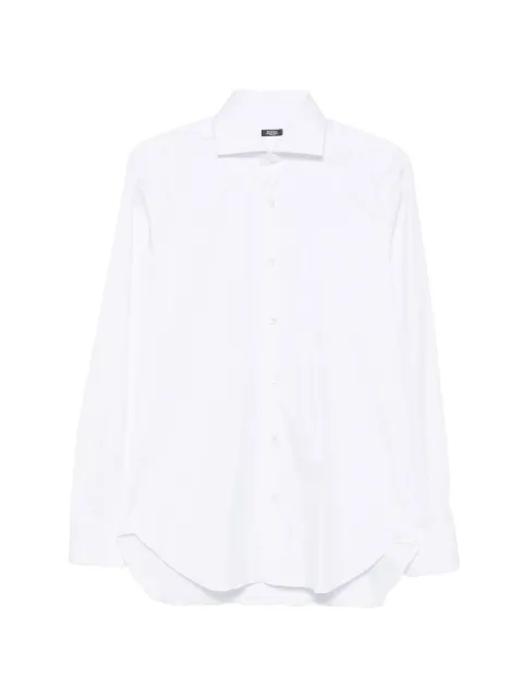 Barba spread-collar long-sleeve shirt