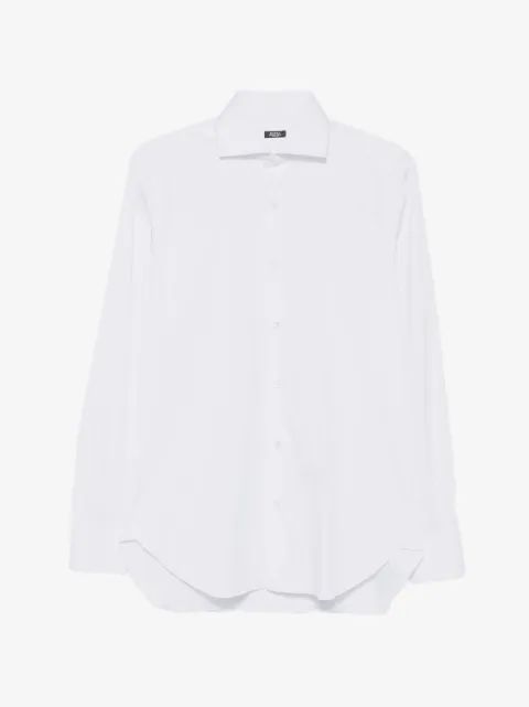 Barba spread-collar long-sleeve shirt