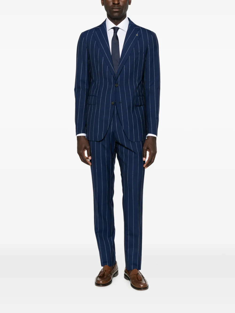 Barba long-sleeve button-up shirt Wit
