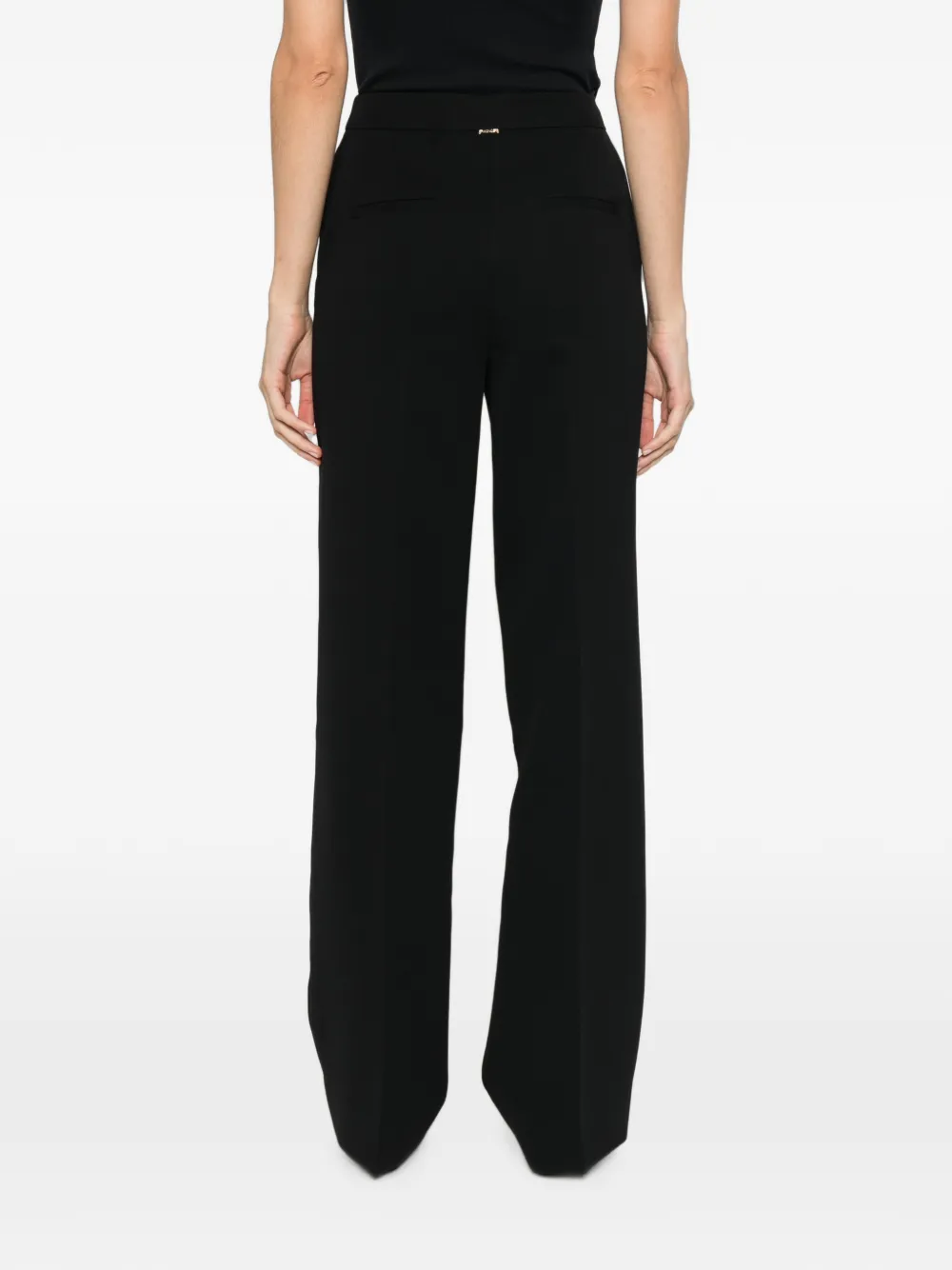 TWINSET Pantalon met wijde pijpen Wit