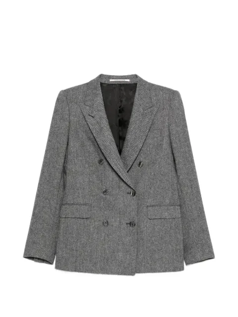 Tagliatore herringbone double-breasted jacket