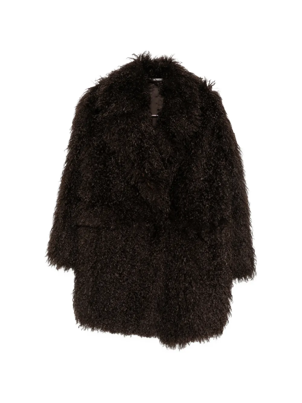 Tagliatore bouclé-texture double-breasted coat - Brown