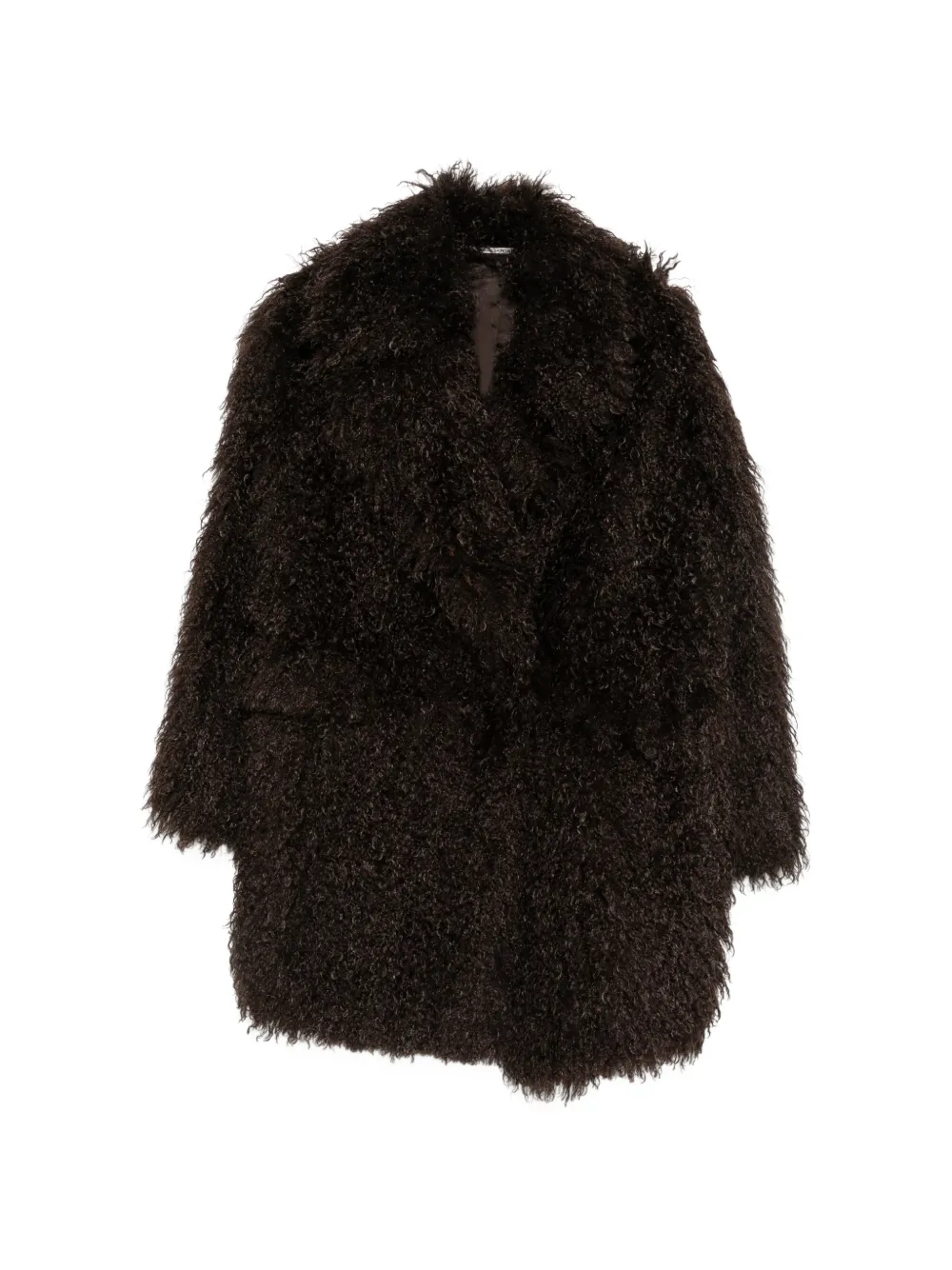 Tagliatore bouclé-texture double-breasted coat - Braun