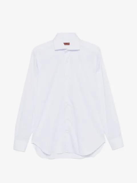 Barba pinstripe long-sleeve shirt