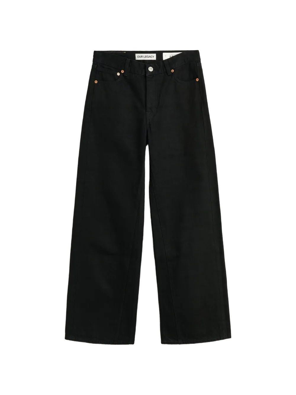 OUR LEGACY Treble wide-leg jeans - Nero