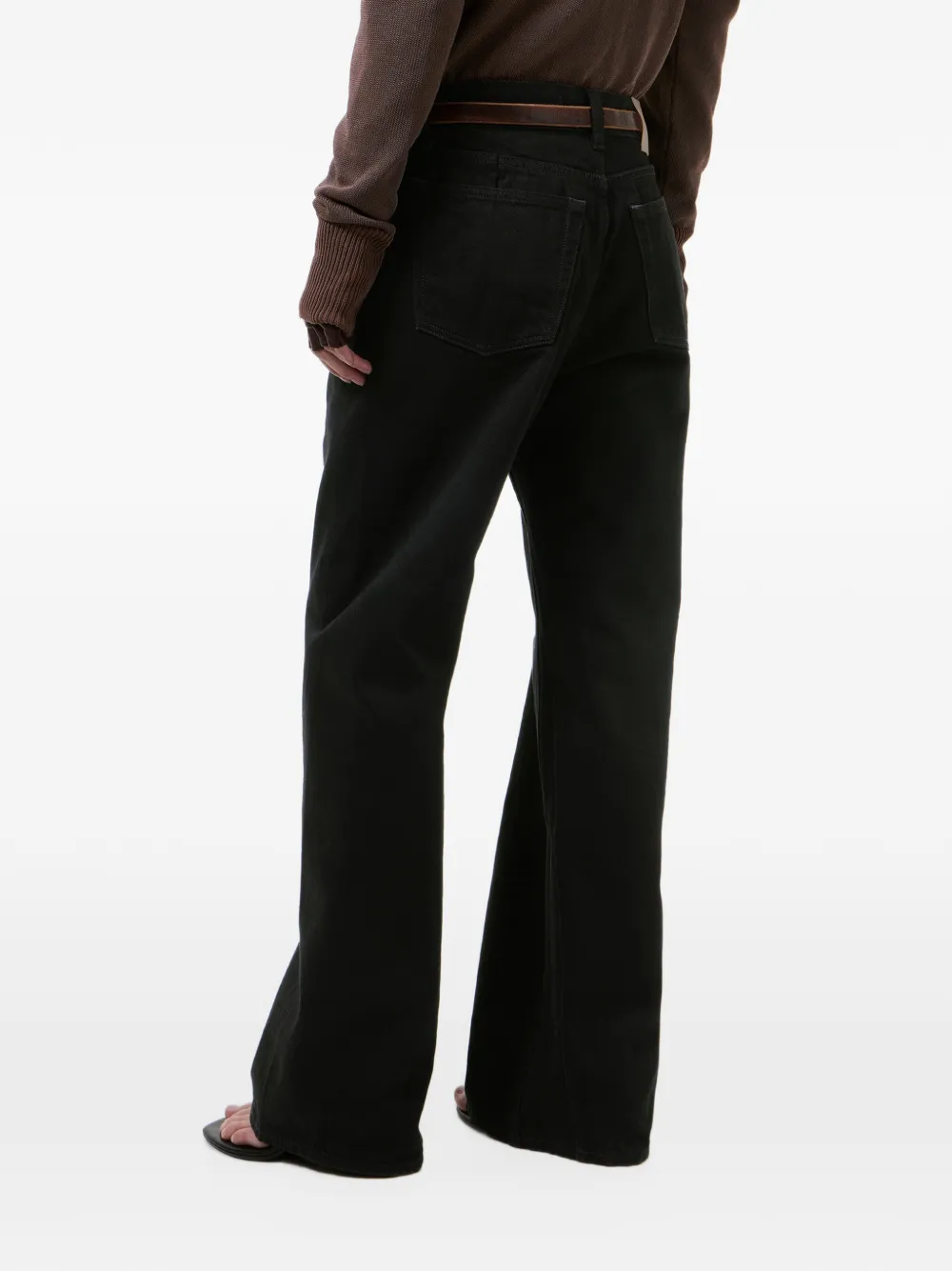 OUR LEGACY Jeans met wijde pijpen Zwart