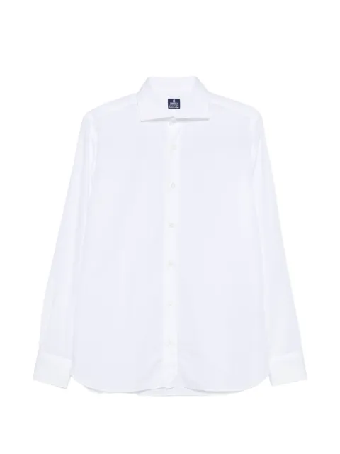 Truzzi spread-collar long-sleeve shirt