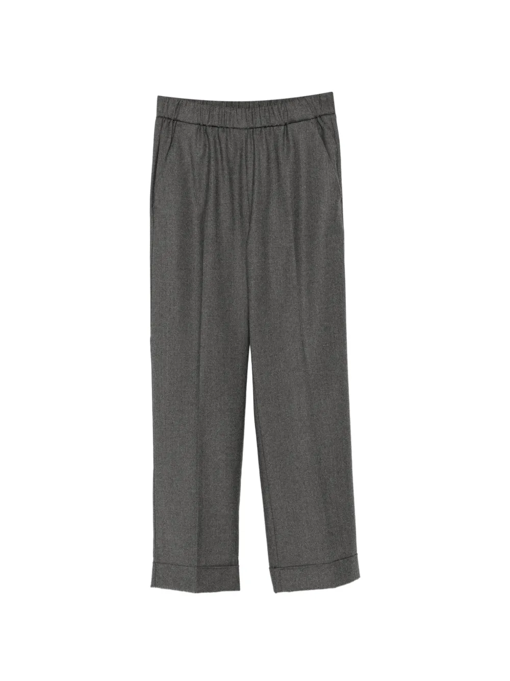 Rosso 35 elasticated-waistband turned-up-cuff trousers