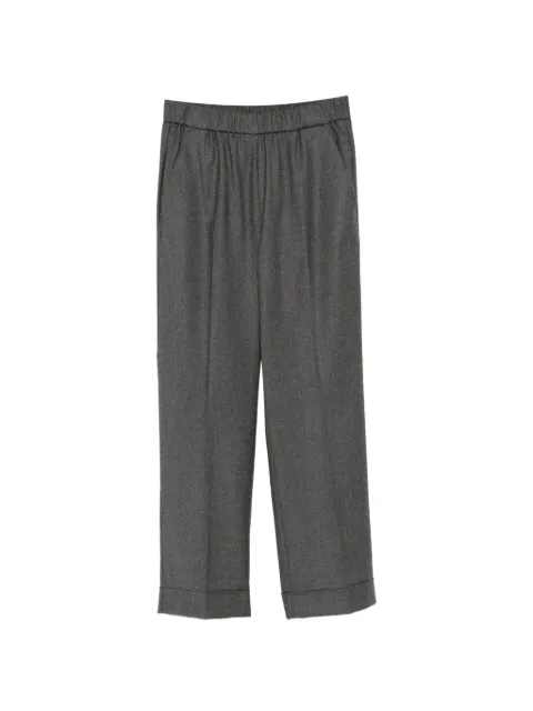 Rosso 35 elasticated-waistband turned-up-cuff trousers
