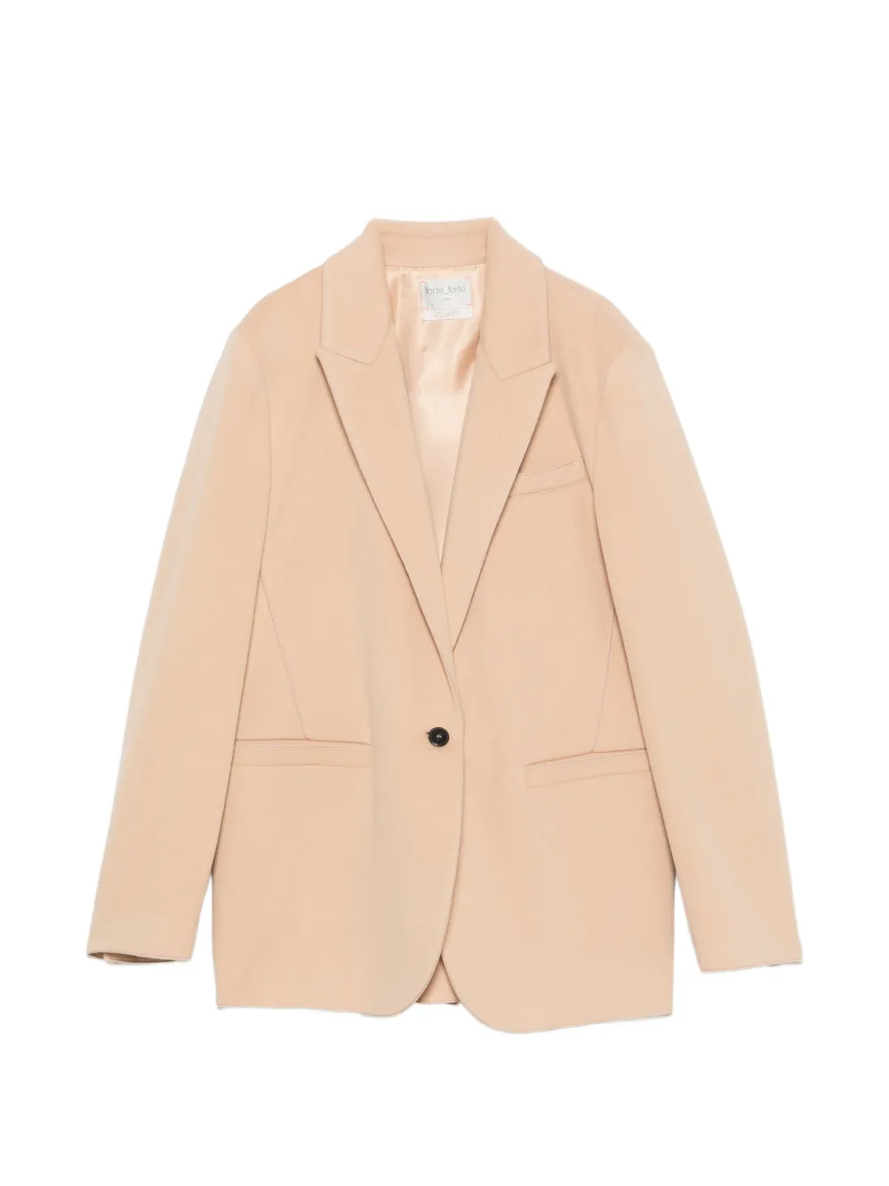 Forte Forte Blazer mit steigendem Revers - Nude