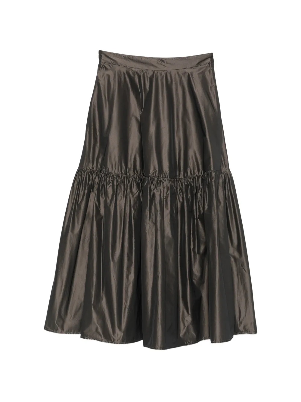 Rosso 35 zip-fastening midi skirt