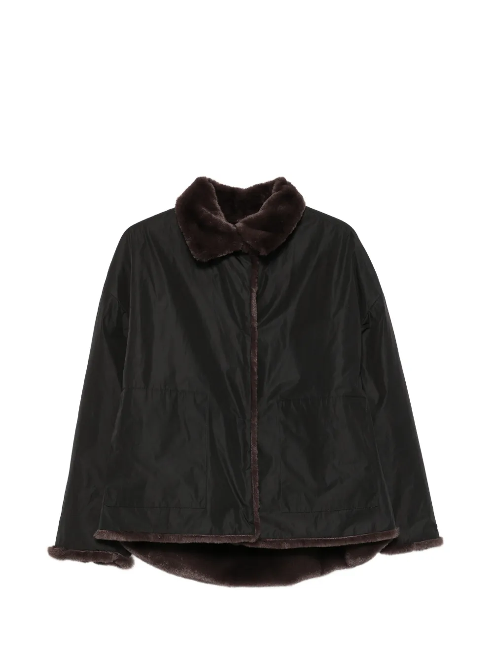 Rosso 35 Jacke mit Knopfleiste - Schwarz