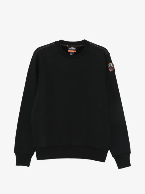Parajumpers logo-patch crew-neck sweater