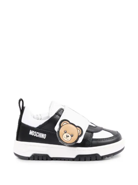 Moschino Kids Teddy Bear touch-strap sneakers