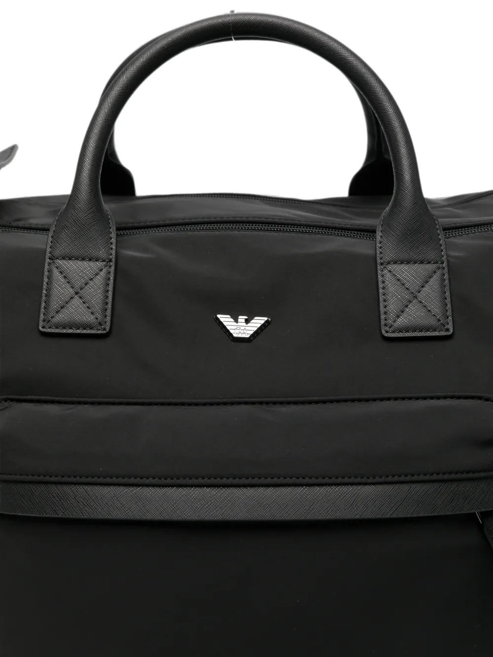 Emporio Armani Reistas met logoplakkaat Zwart