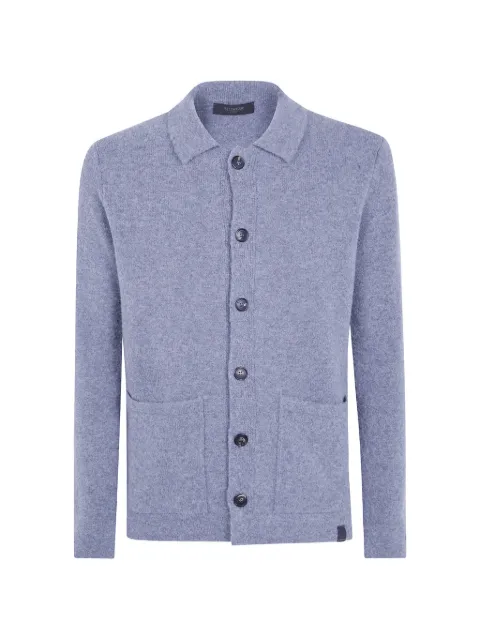 Zanone button-up collared cardigan