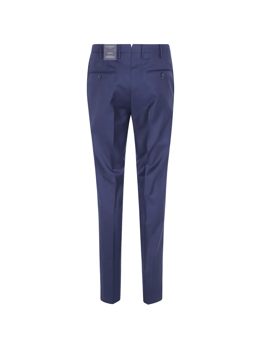 Incotex Straight wollen broek Blauw