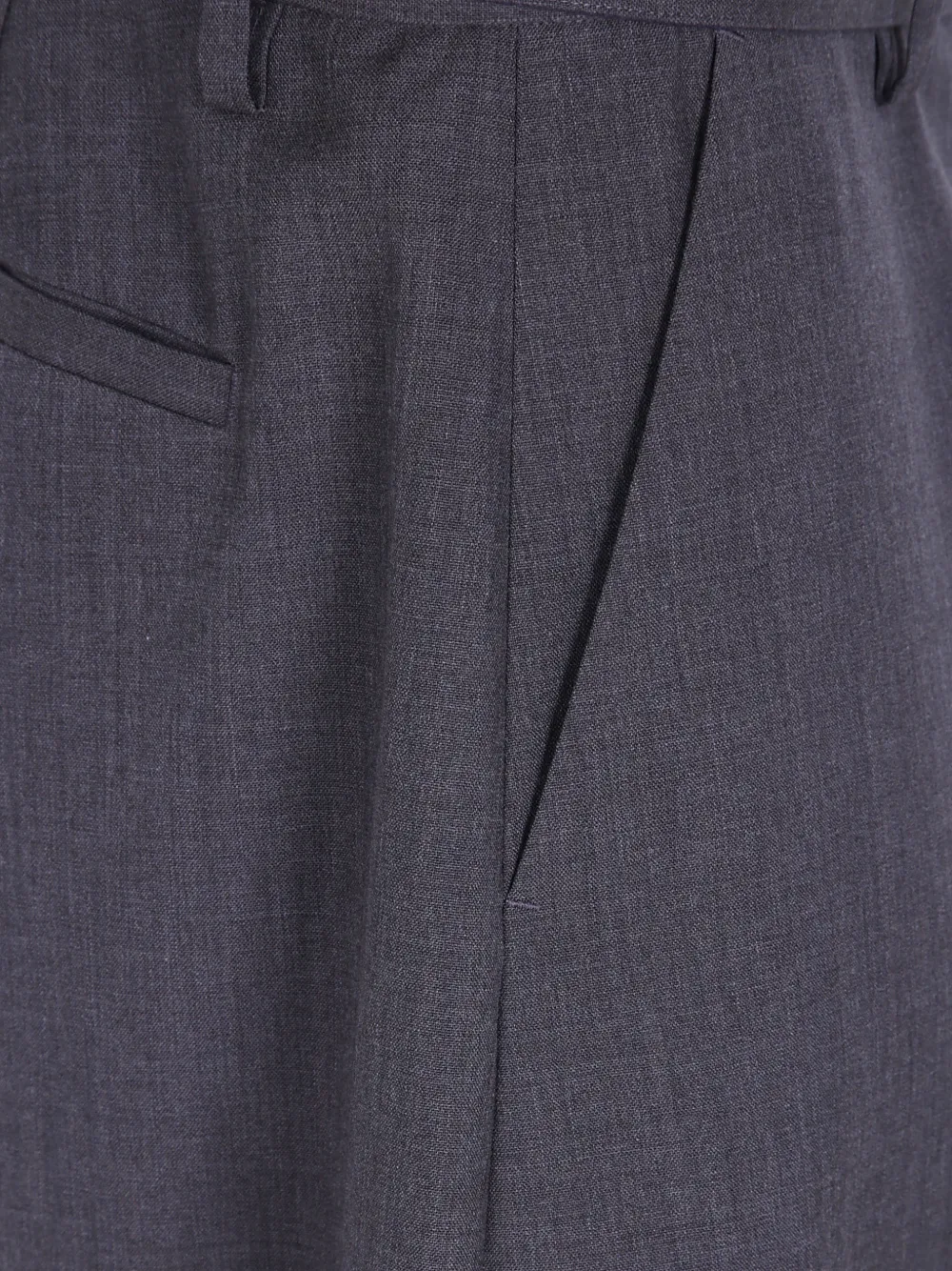 sacai Pantalon met ceintuur Bruin