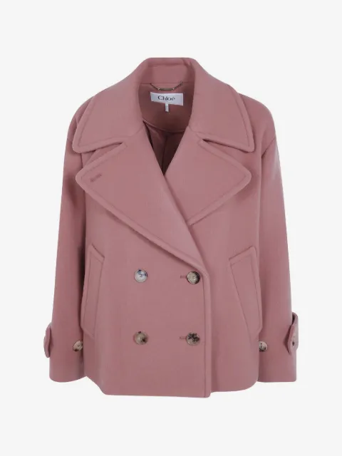 Chloé Cappotto doppiopetto in lana