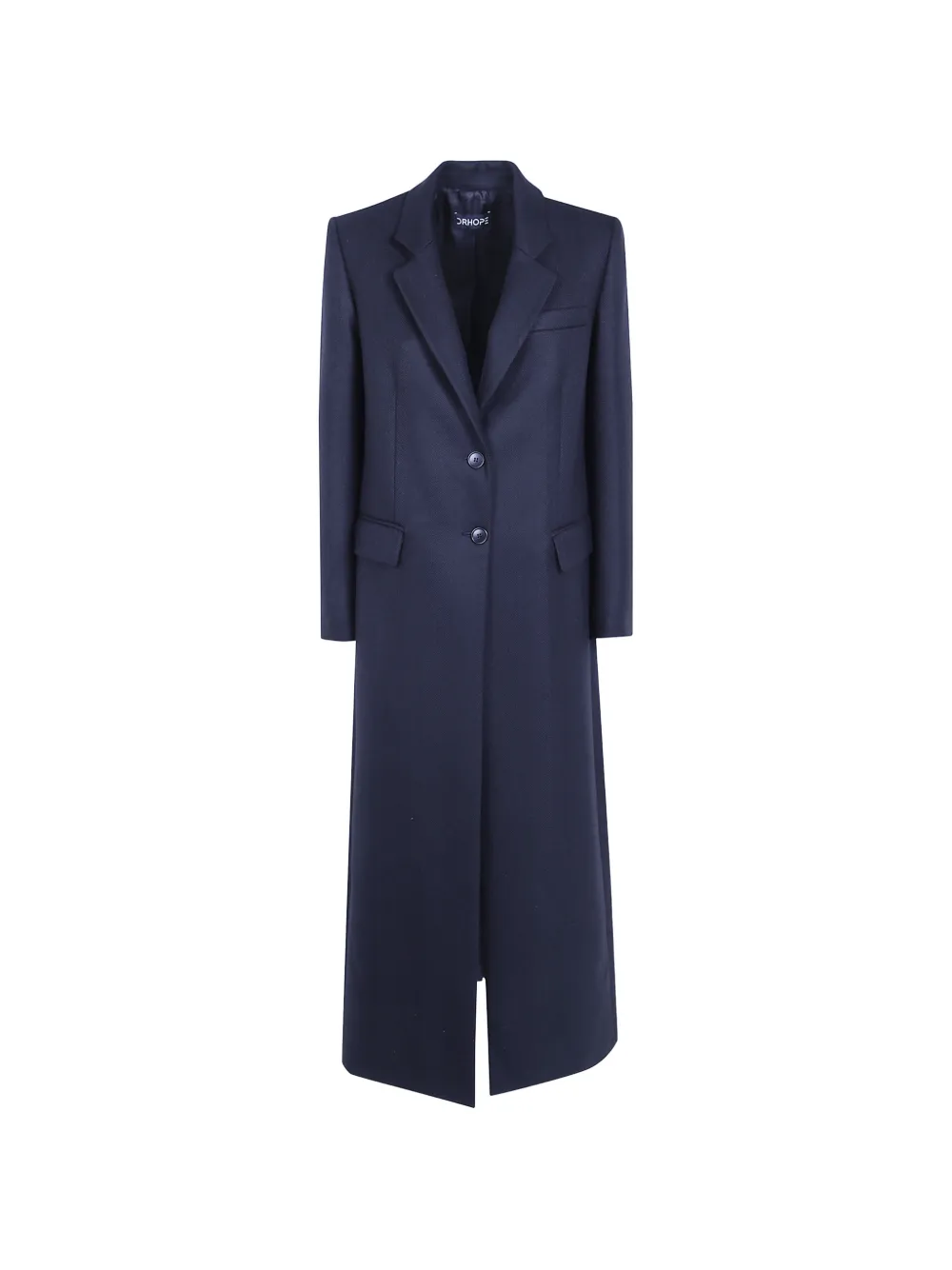 DRHOPE single-breasted wool coat - Blu