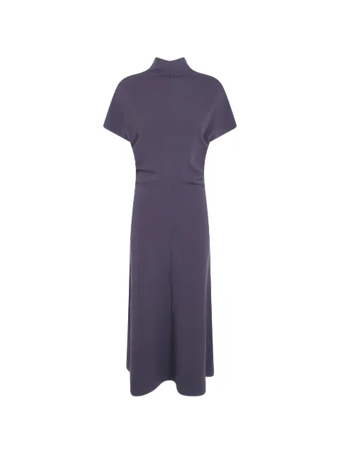 DRHOPE vestido midi con cuello de tortuga