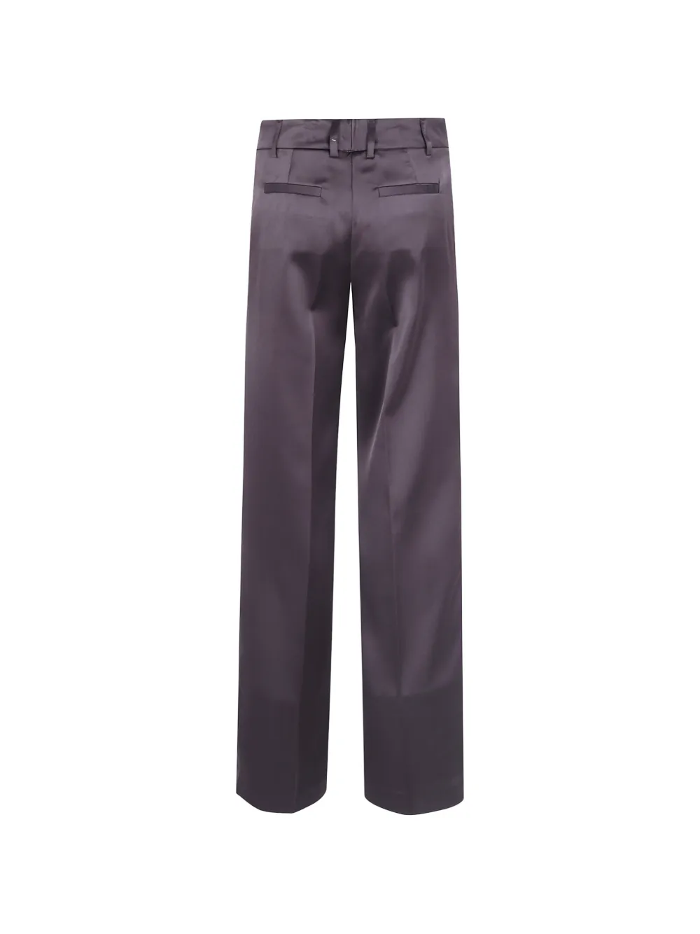 DRHOPE Pantalon met satijnen afwerking Bruin