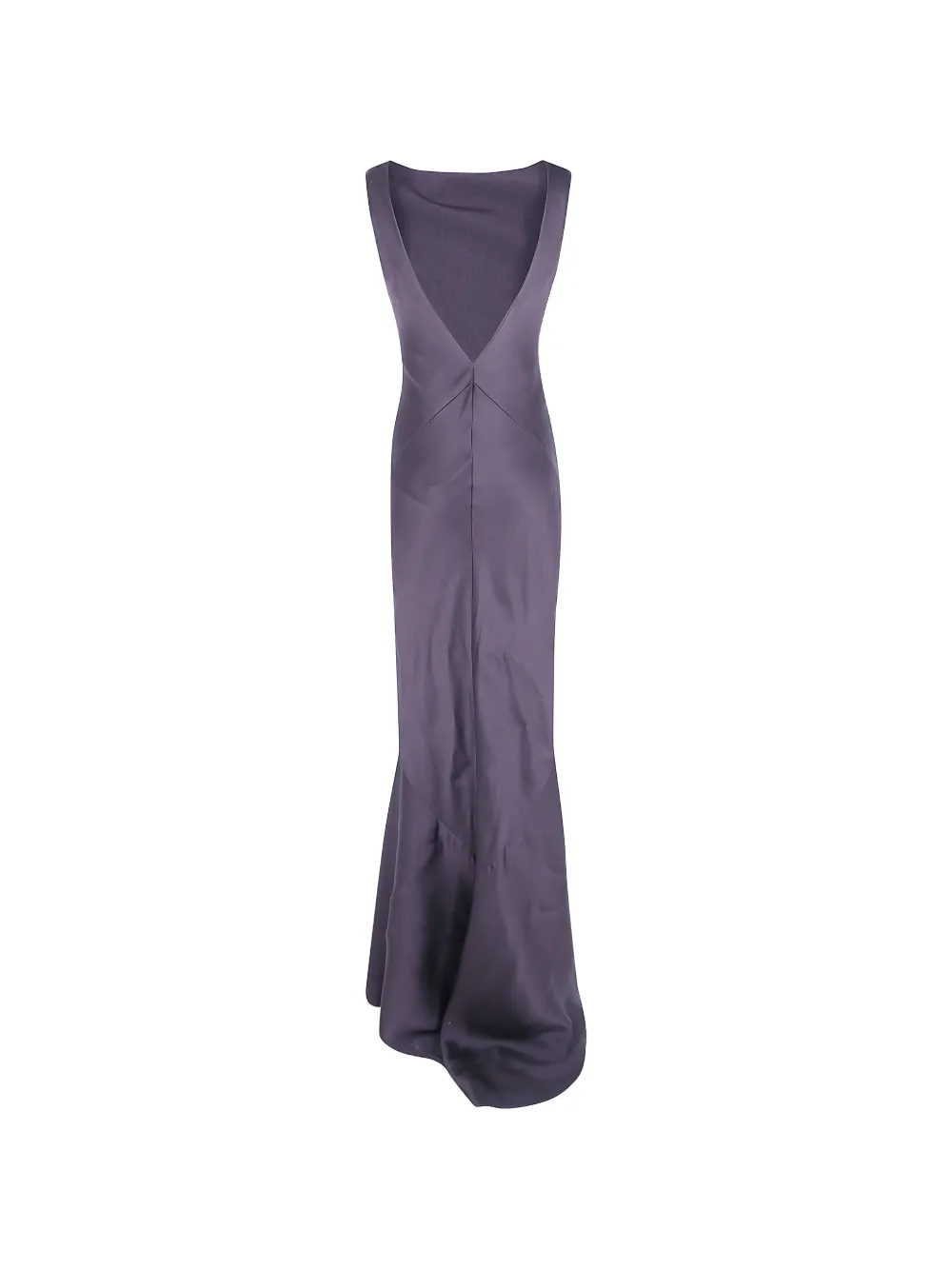 Max Mara Maxi-jurk met diepe ronde hals Bruin