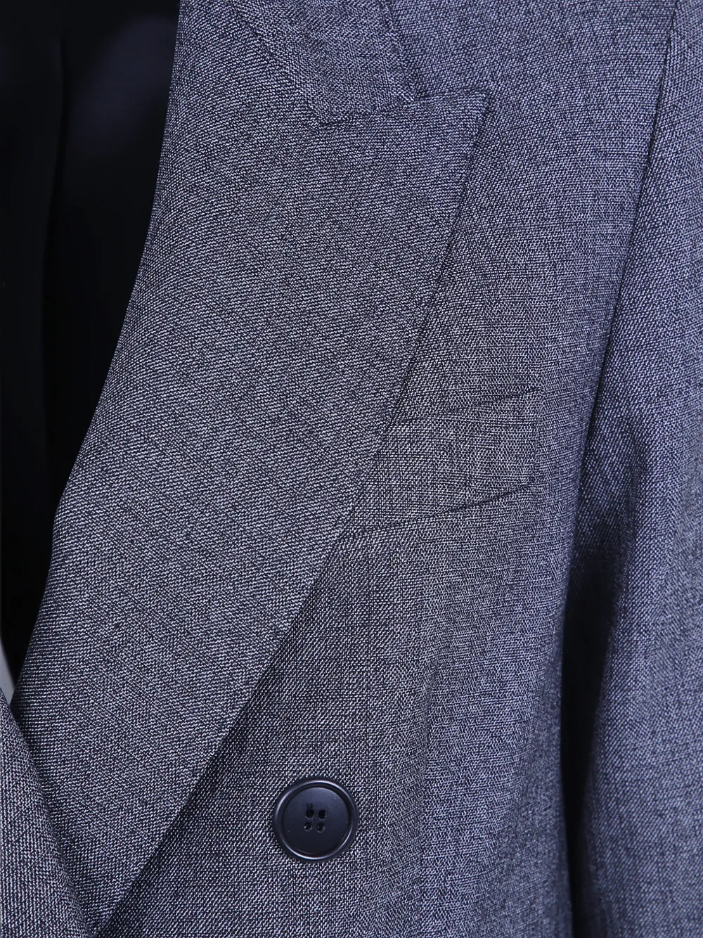 DRHOPE Blazer met dubbele rij knopen Grijs
