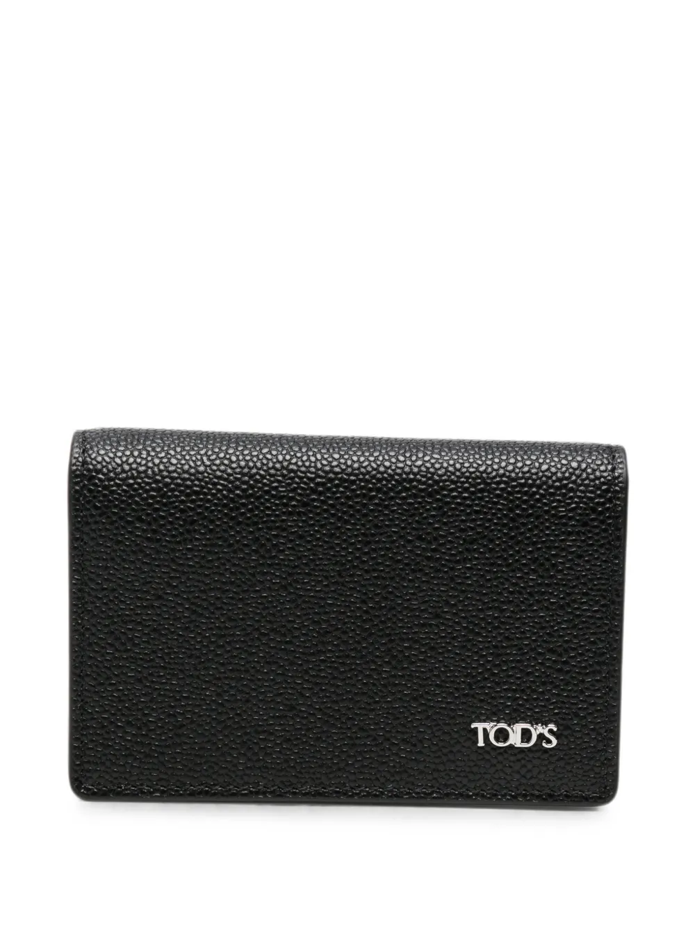 Tod's grainy-leather cardholder - Nero