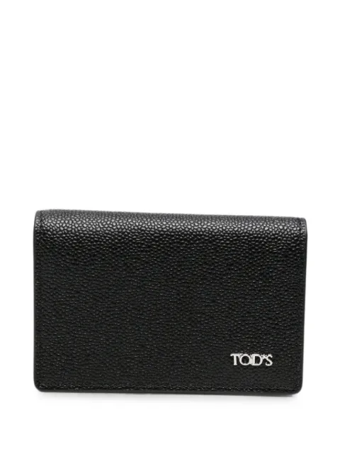 Tod's grainy-leather cardholder