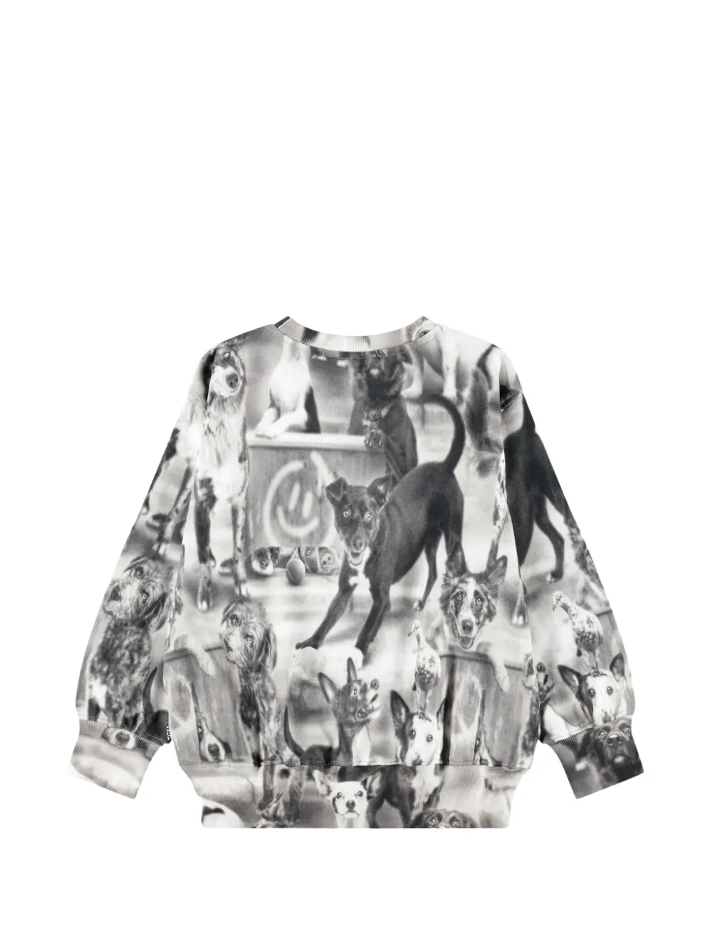 Molo Katoenen trui met hondenprint Wit