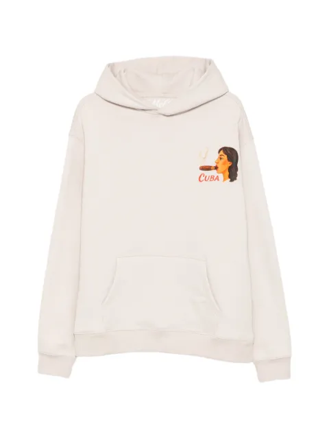 Melt graphic-print hoodie