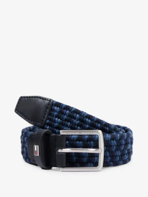 Tommy Hilfiger Junior cinturón trenzado con cierre de hebilla