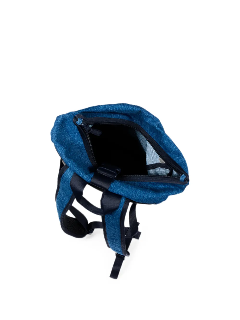 Tommy Hilfiger Junior Rugzak met logoprint en spijkerstof Blauw