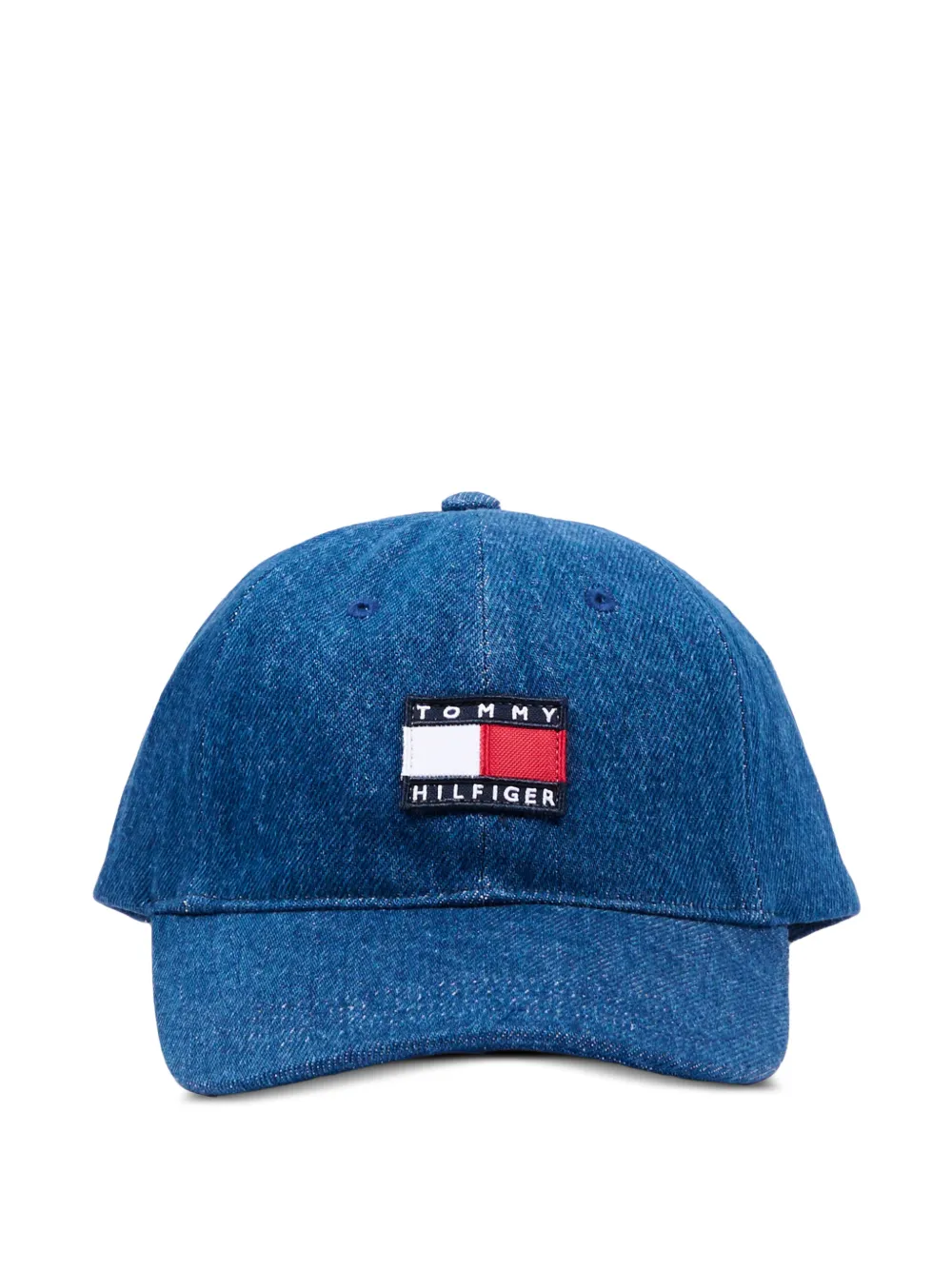 Tommy Hilfiger Junior Baseballkappe mit Logo-Patch - Blau