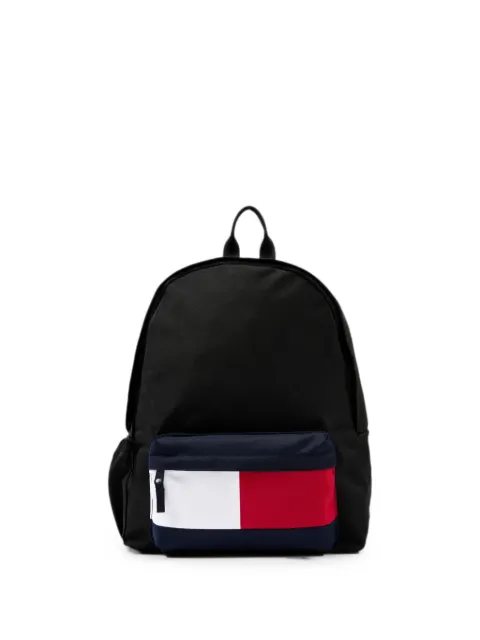 Tommy Hilfiger Junior colour-block front-zip backpack